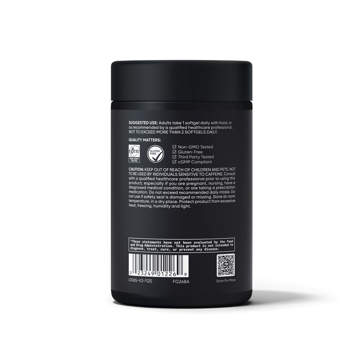 L-Theanine + Caffeine (60 softgels)