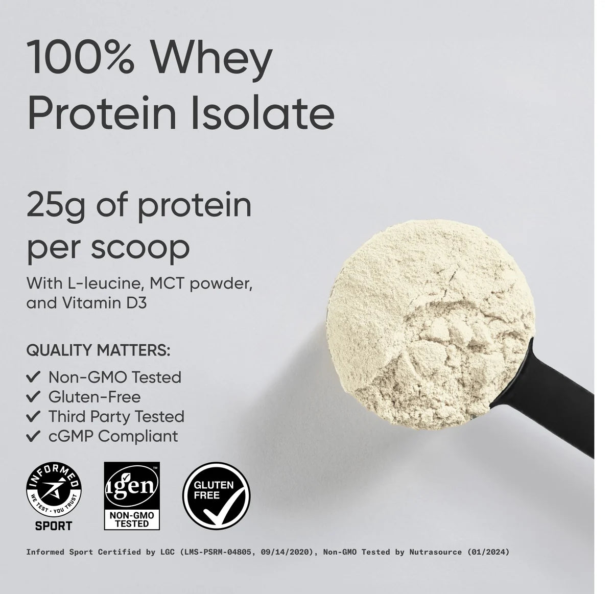 Whey Protein Isolate - Creamy Vanilla