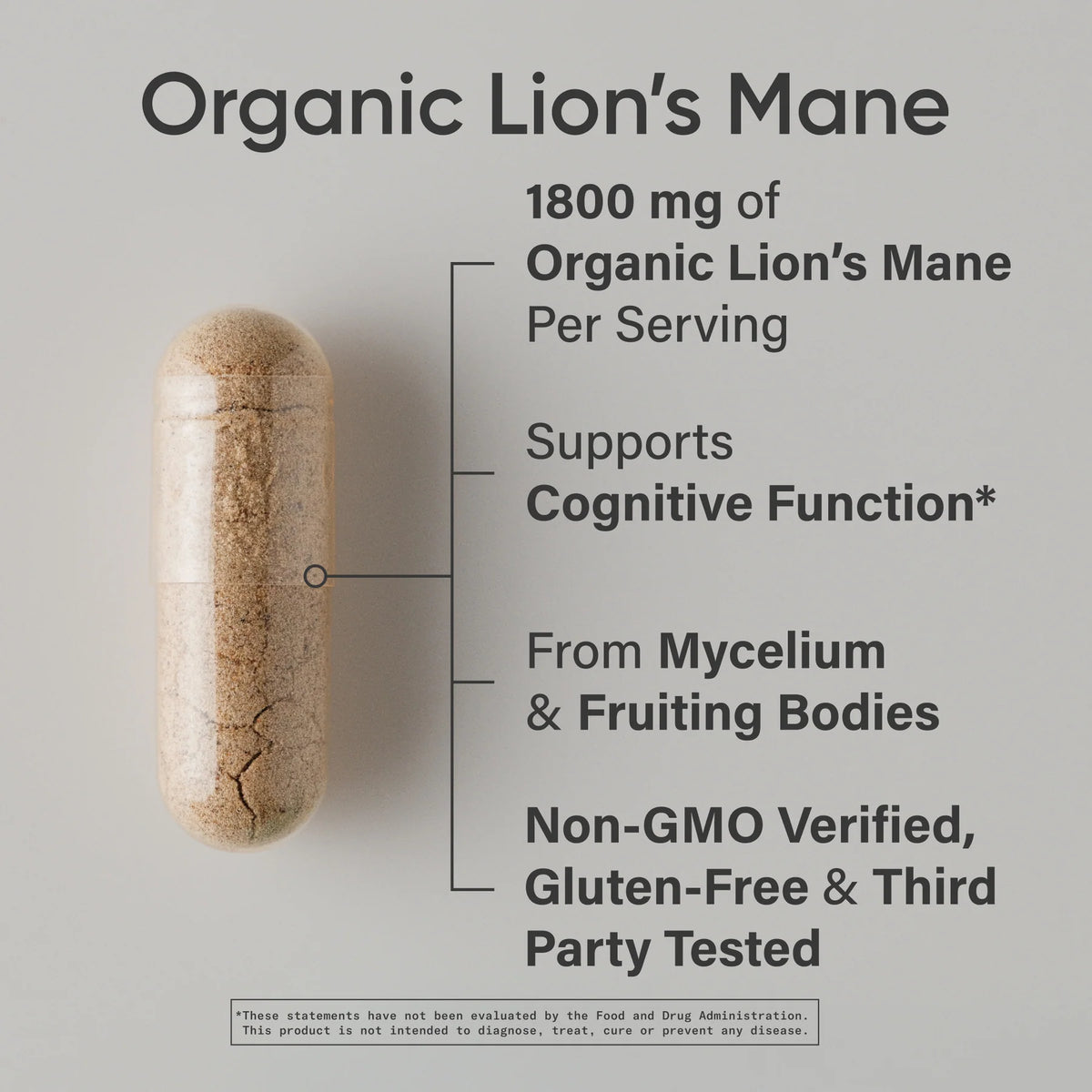 Organic Lion’s Mane