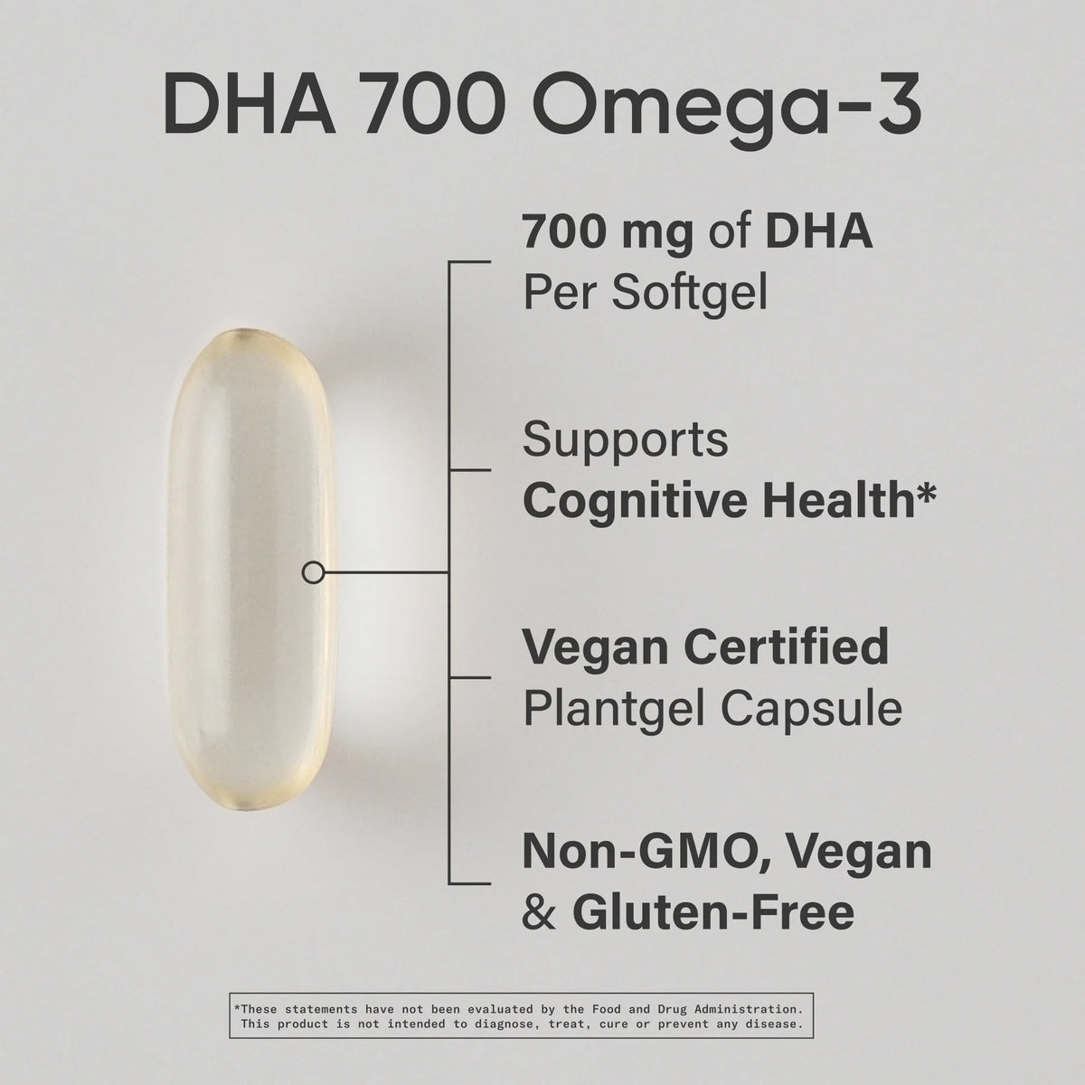 Vegan DHA from Algae Oil
