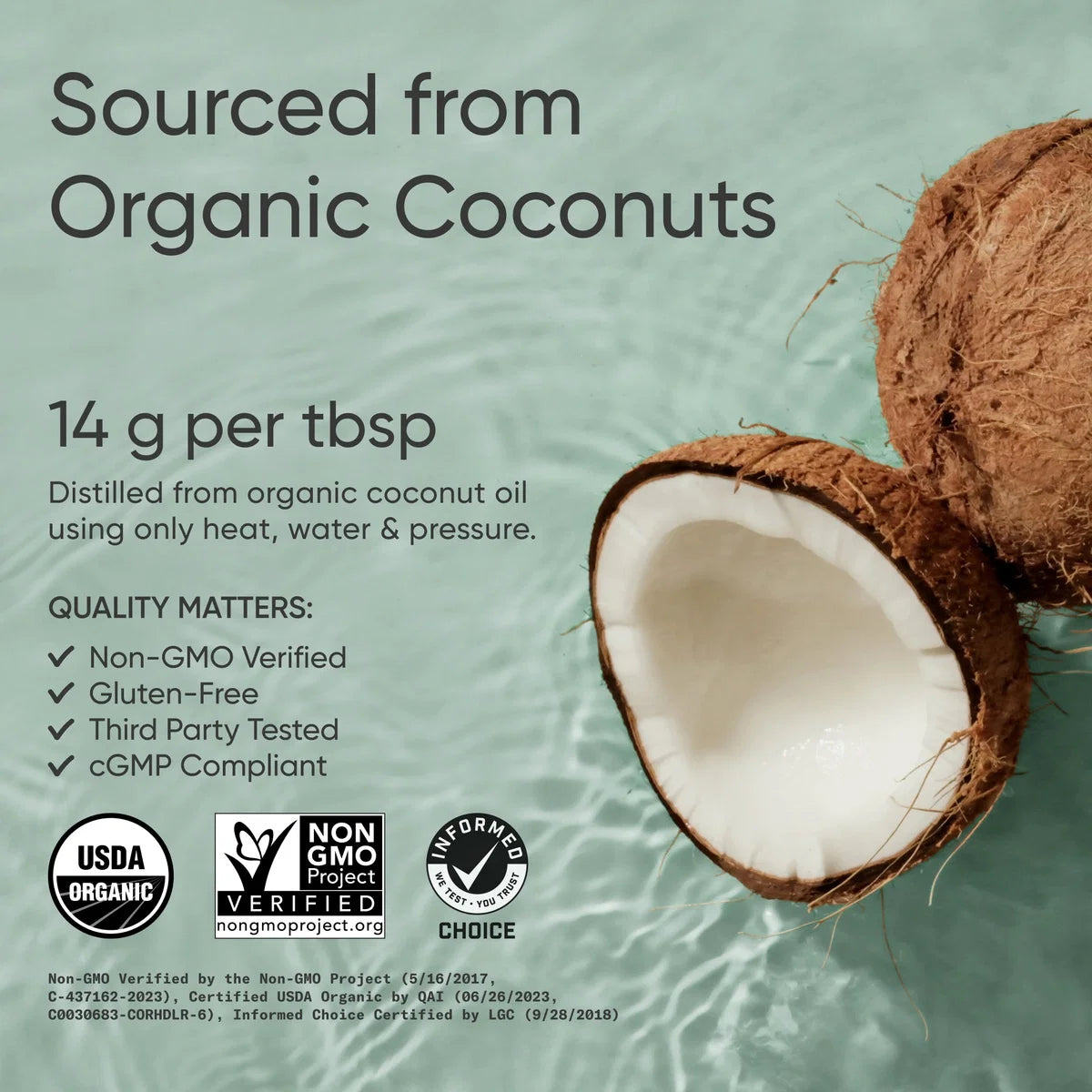 MCT Oil Organic C8 C10 C12