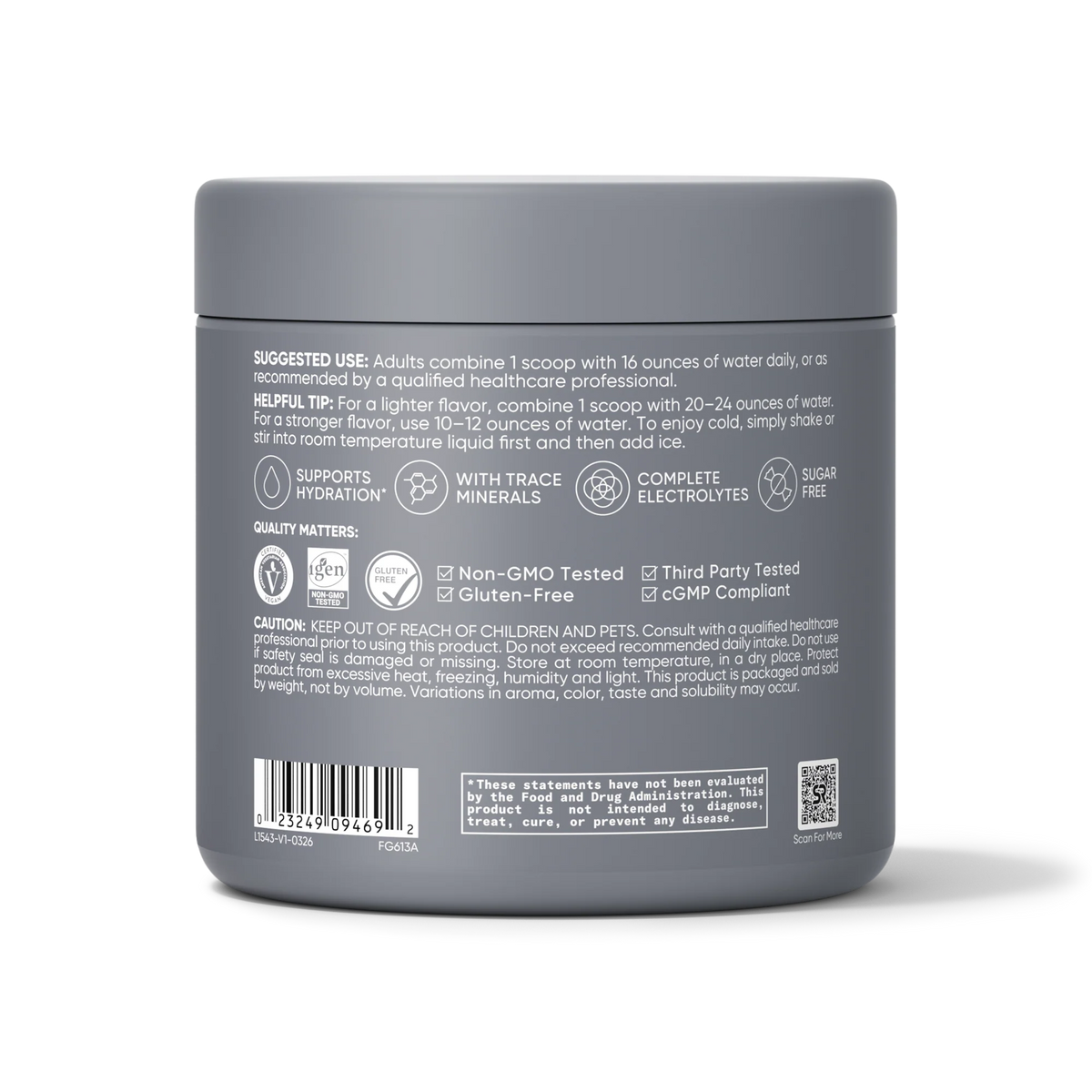 Hydrate Electrolytes Salted Cucumber Lime (45 servings)