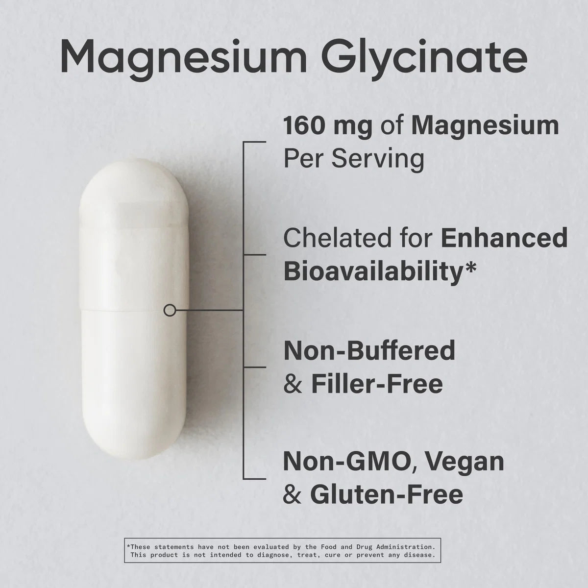 Magnesium Glycinate Veggie Capsule