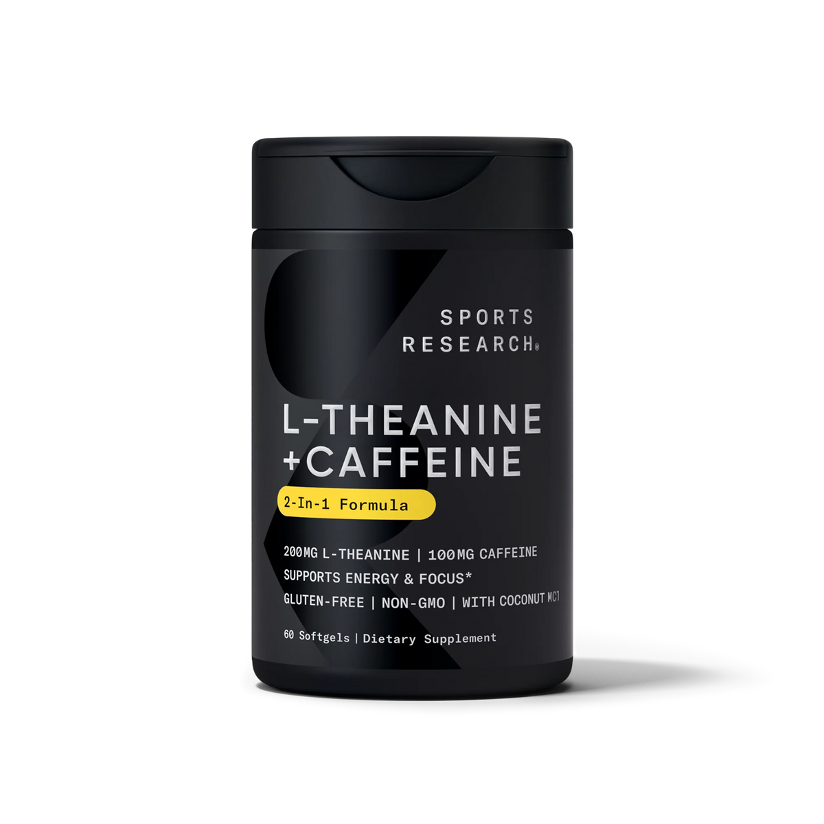 L-Theanine + Caffeine (60 softgels)