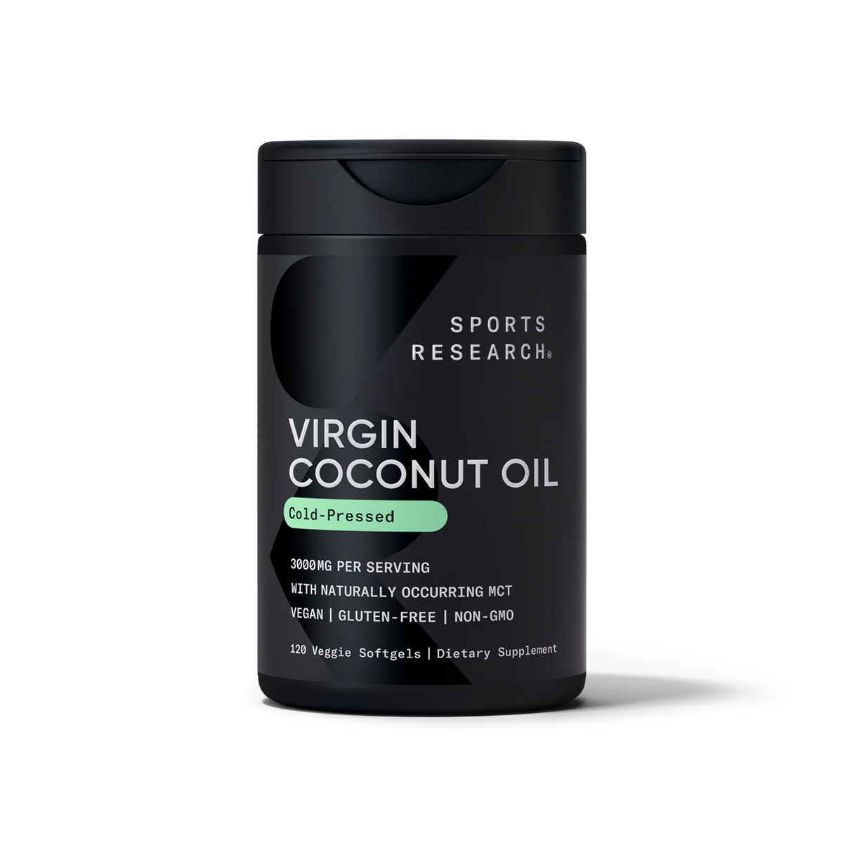 Coconut Oil Virgin Organic 1000mg (120 veggie softgels)