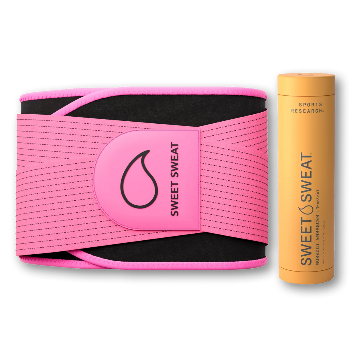 Sweet Sweat® Pro Series Waist Trimmer Bundle with Sweet Sweat® Stick